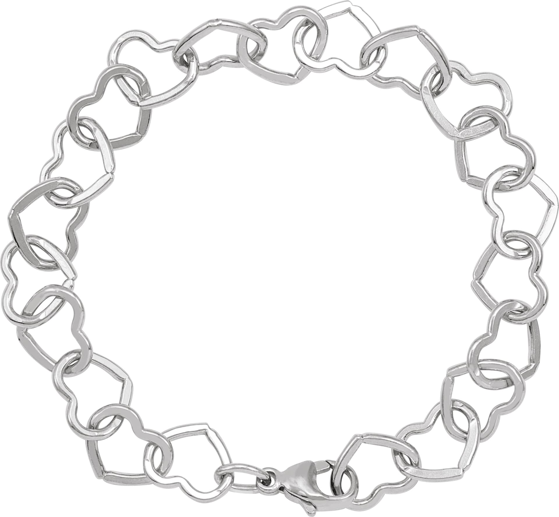 9 mm Heart Chain view 2