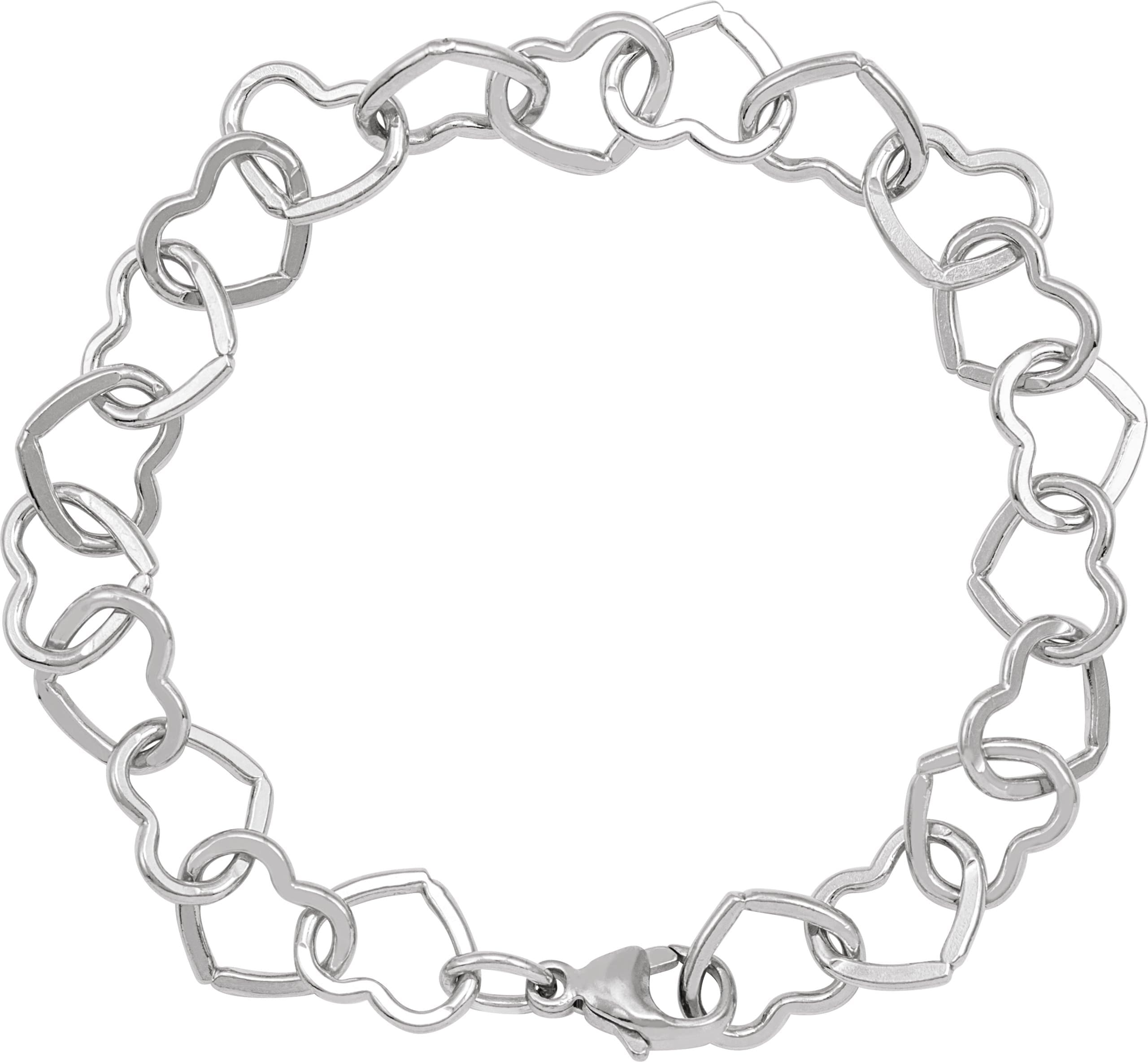 9 mm Heart Chain view 2