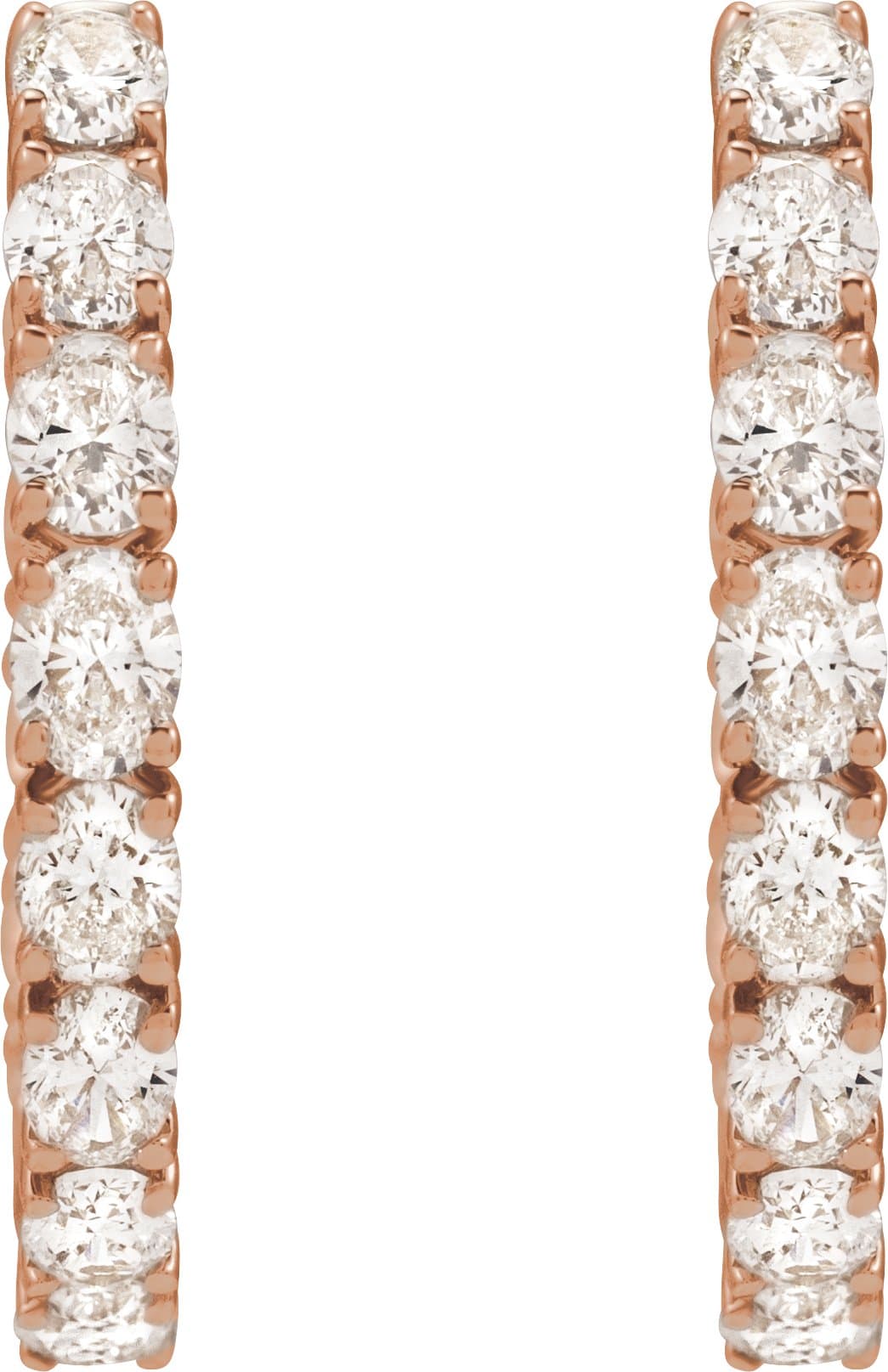Inside-Outside Hoop Earrings view 3