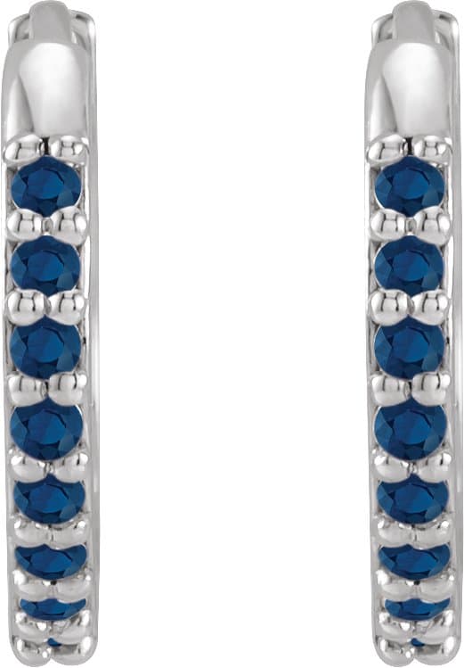 Accented Huggie Earrings view 2