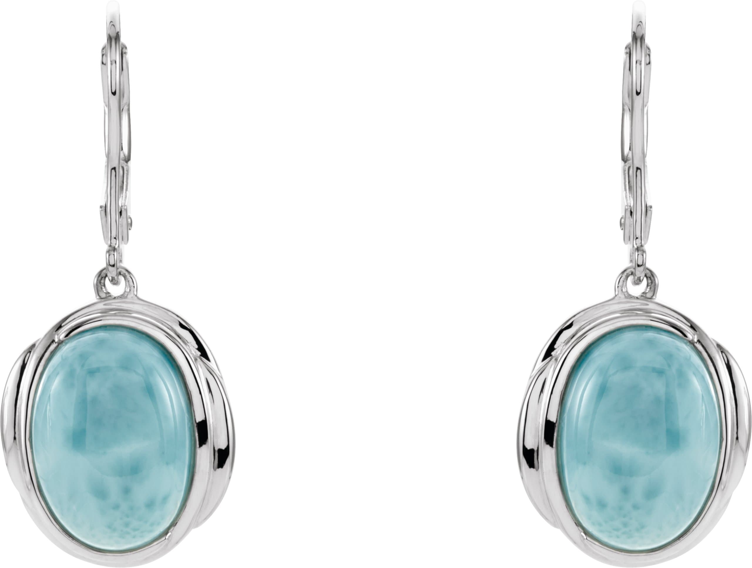 Cabochon Earrings view 2