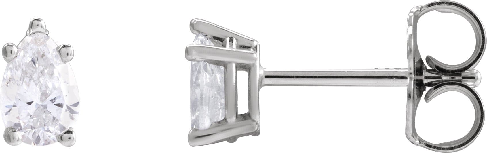 14K Rose 1 CTW Lab-Grown Diamond Earrings