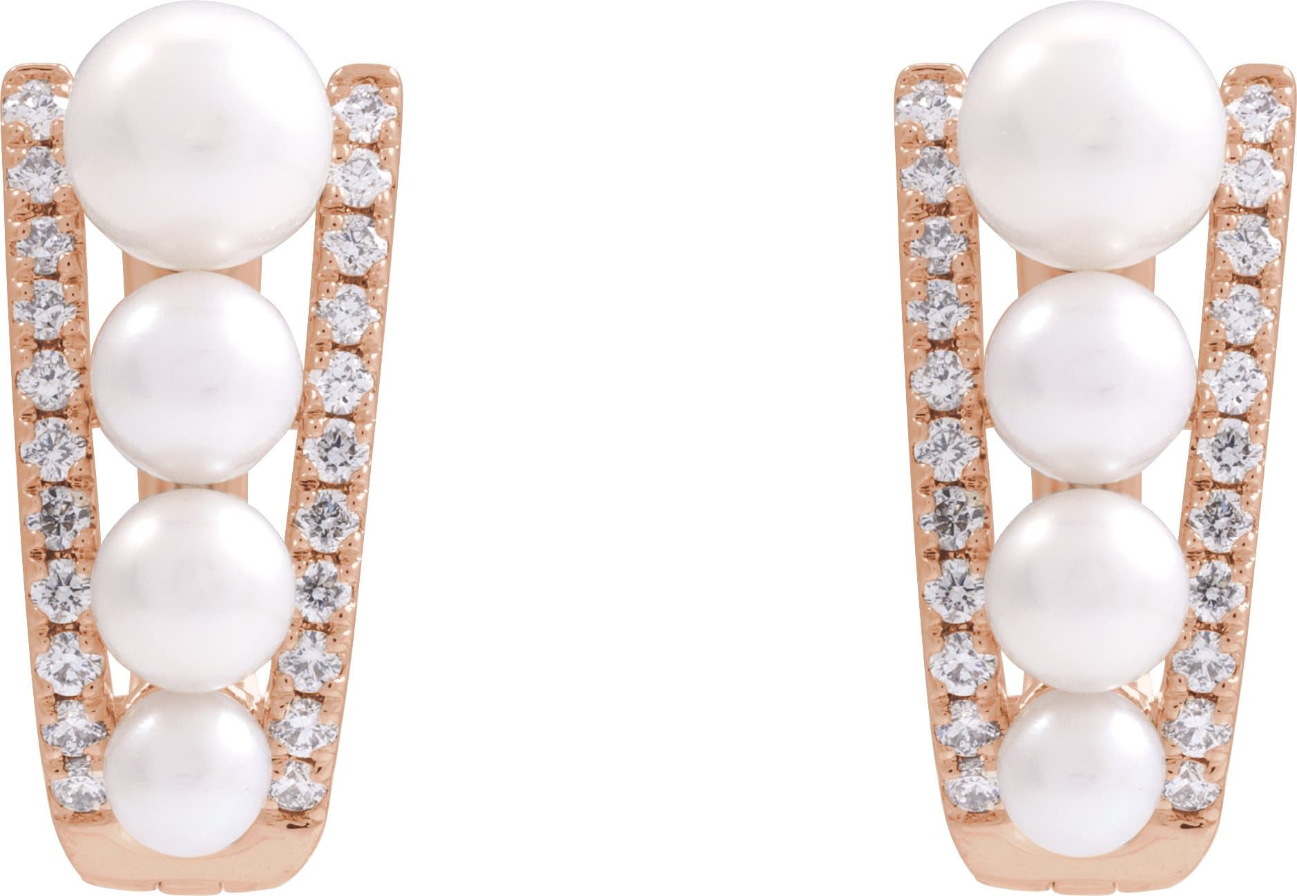 Accented Hoop Earrings view 2