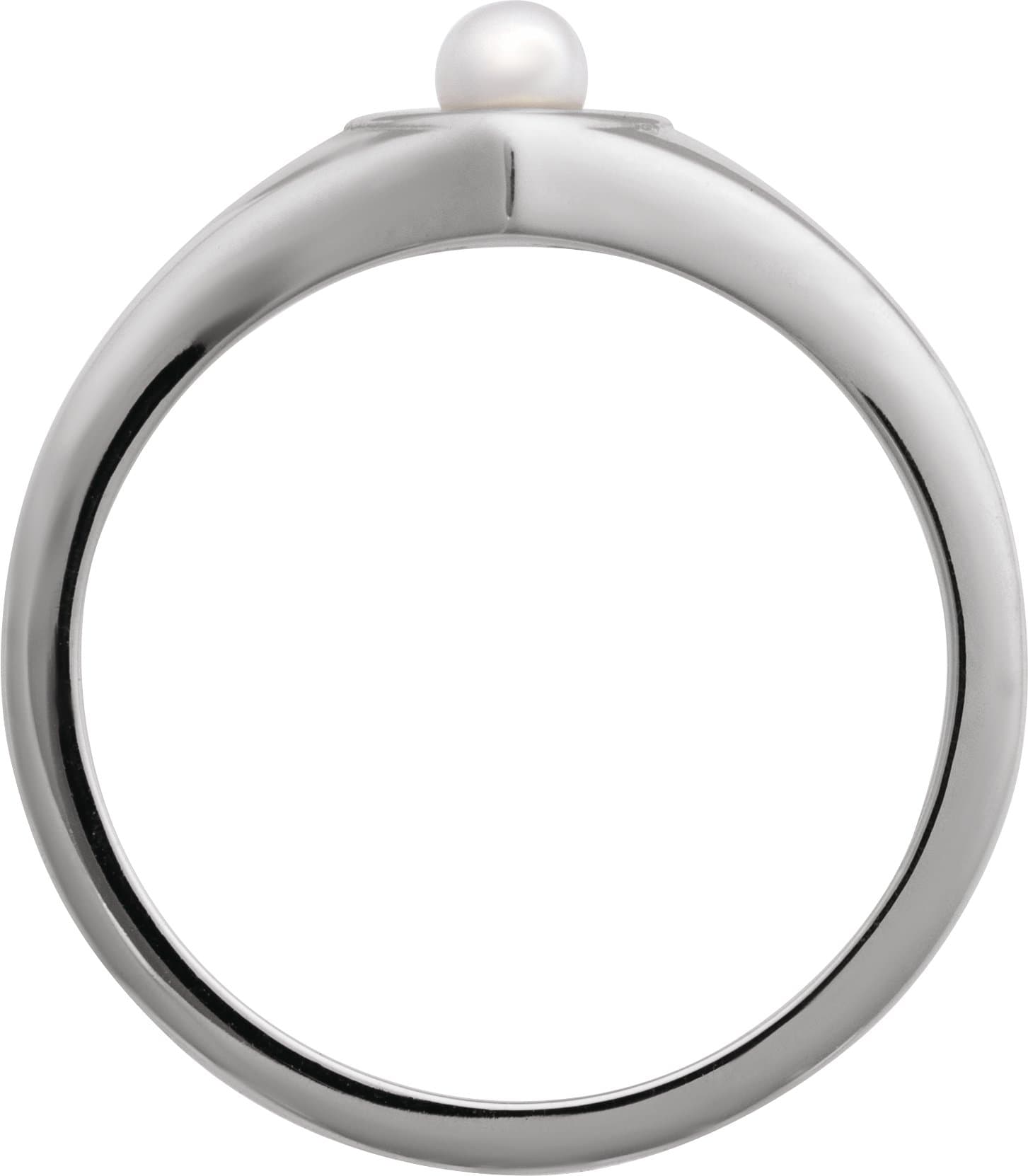 Pearl Heart Ring view 2
