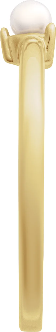 Stackable Pearl Ring, view 4