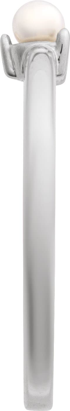 Stackable Pearl Ring view 3