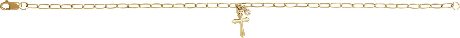 Cross Charm Bracelet view 3