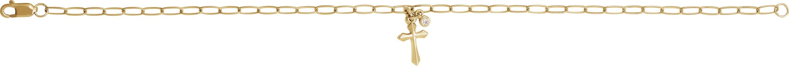 Cross Charm Bracelet view 3