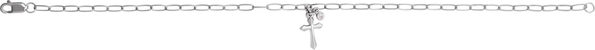 Cross Charm Bracelet, view 4