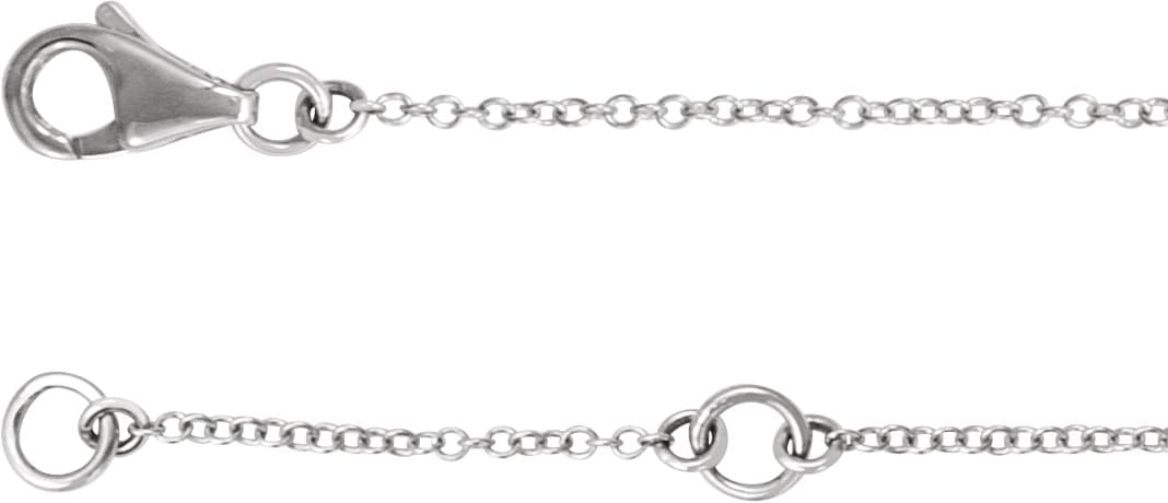 Sideways Double Cross Necklace view 3