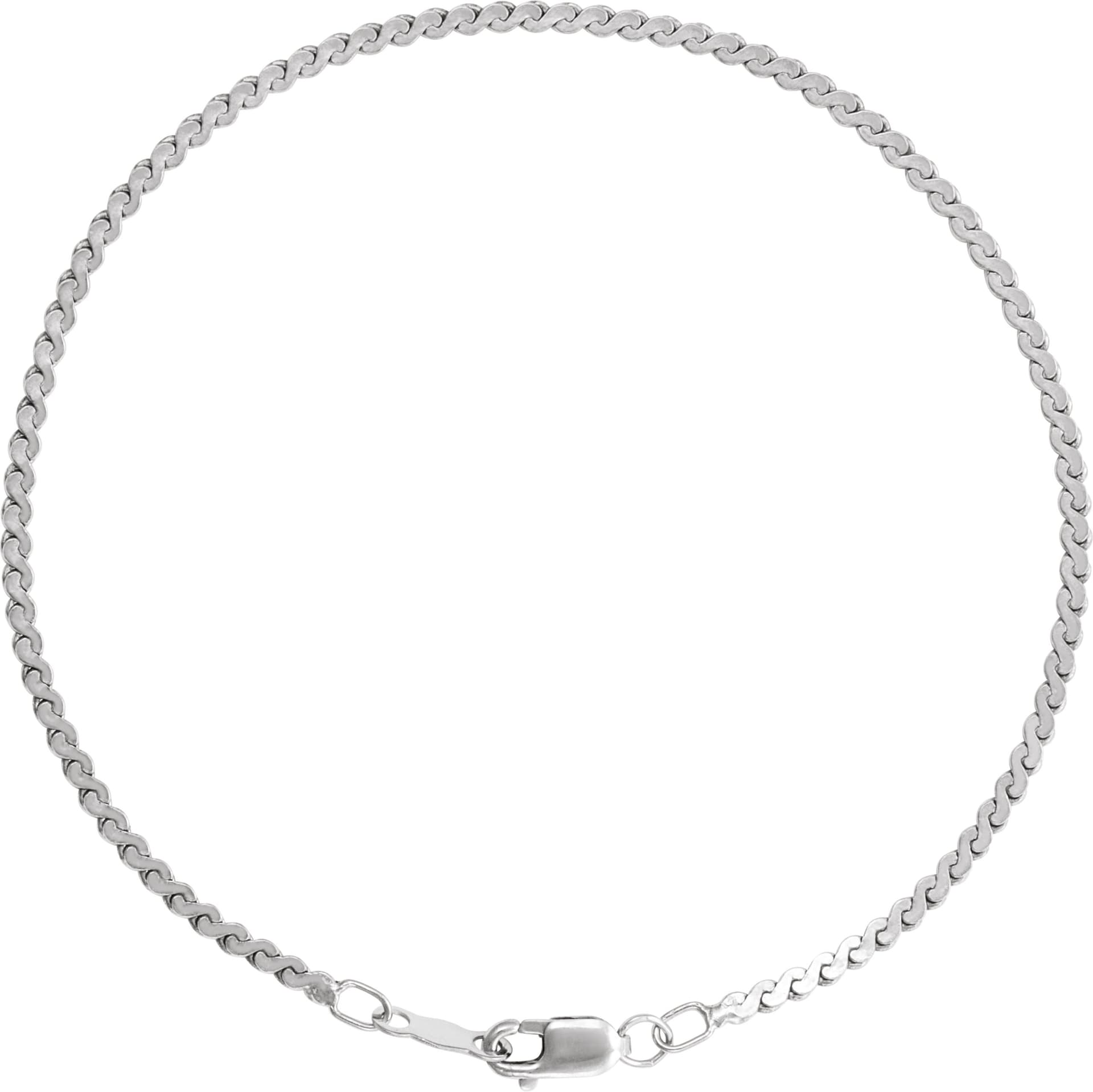1.7 mm Serpentine Chain view 2