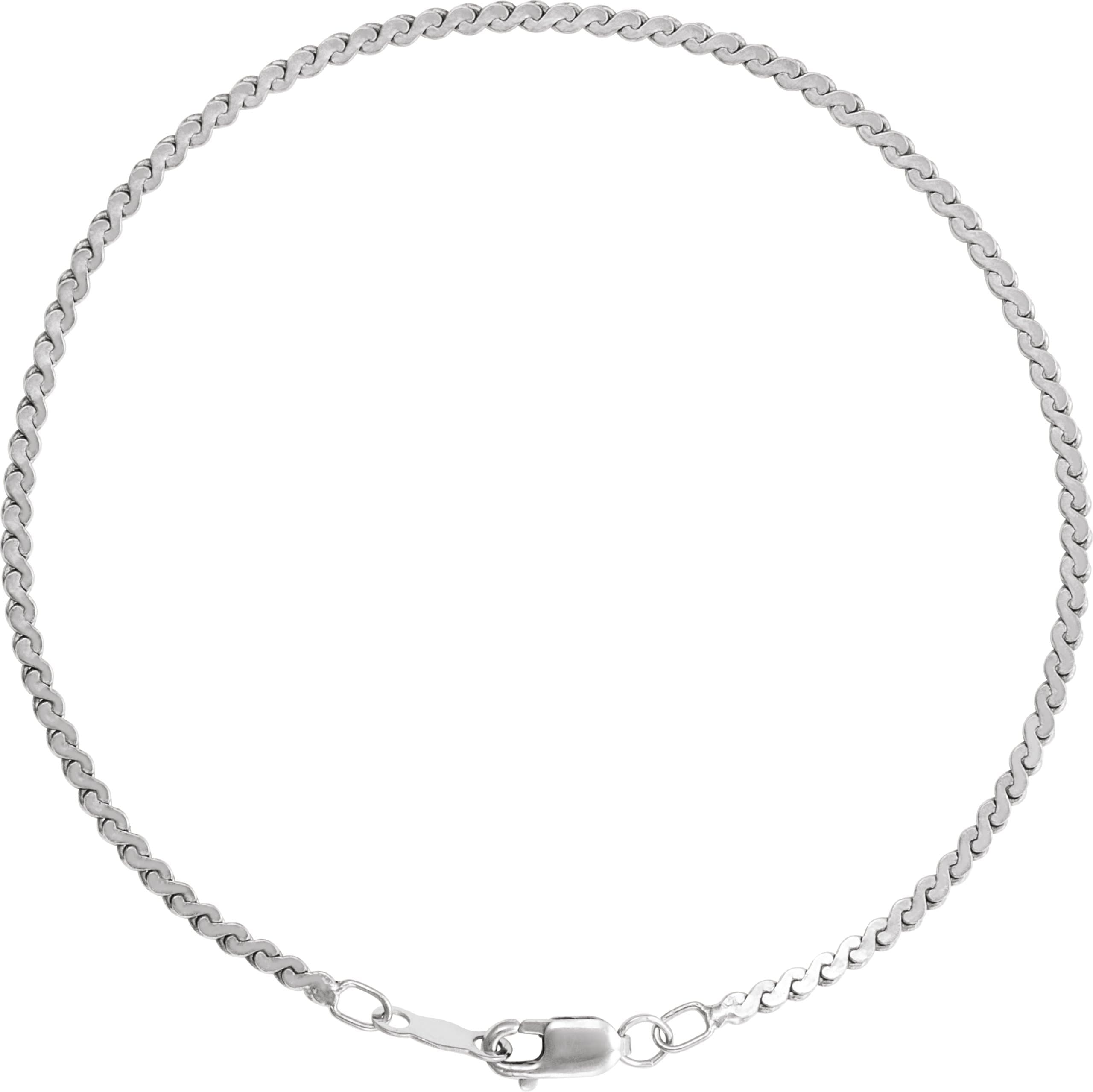 1.7 mm Serpentine Chain view 2