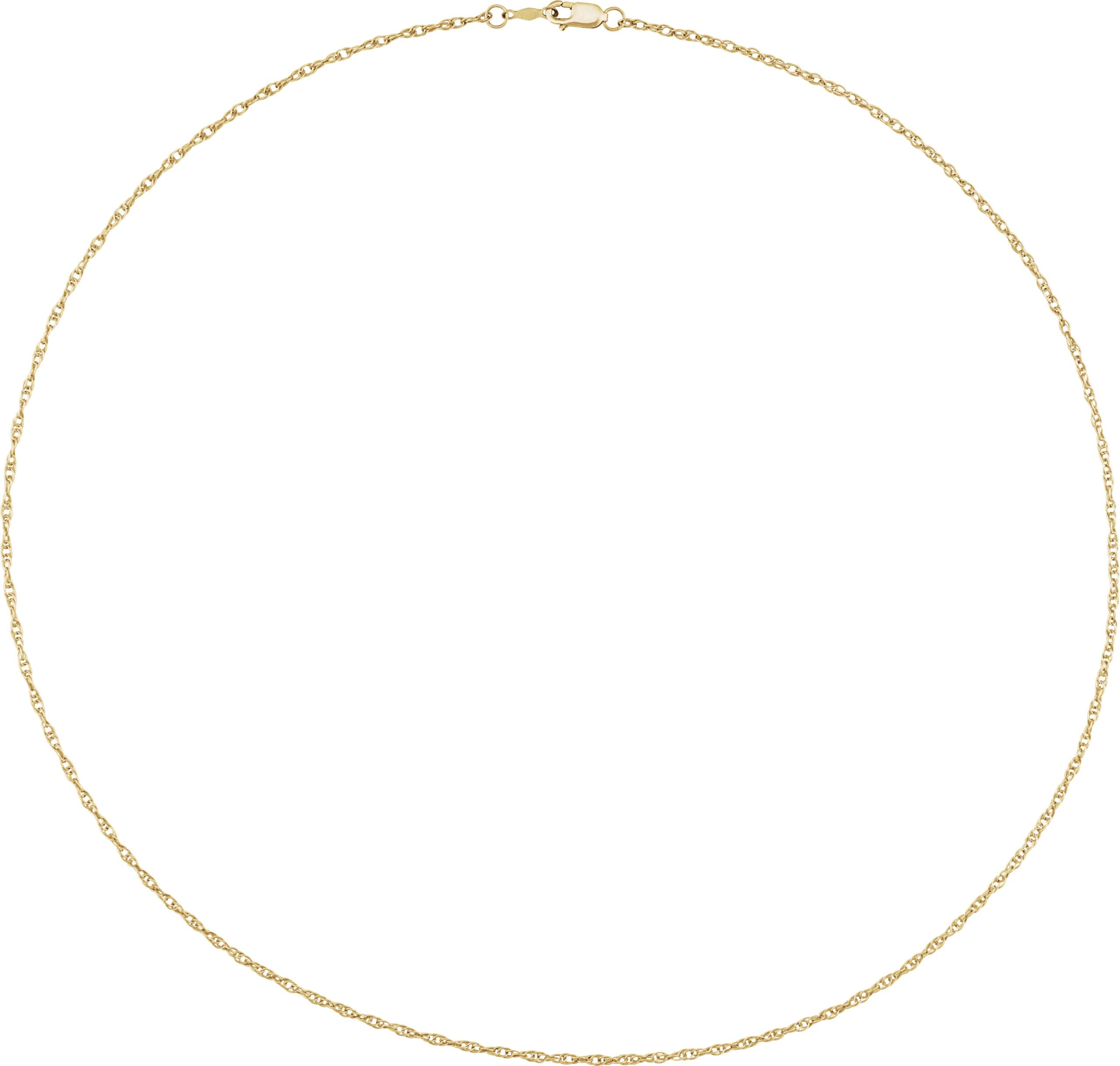 1.25 mm Rope Chain view 2