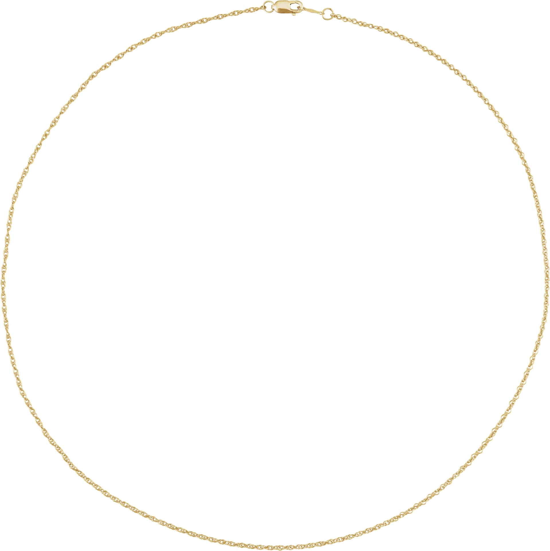 1.25 mm Rope Chain, view 3