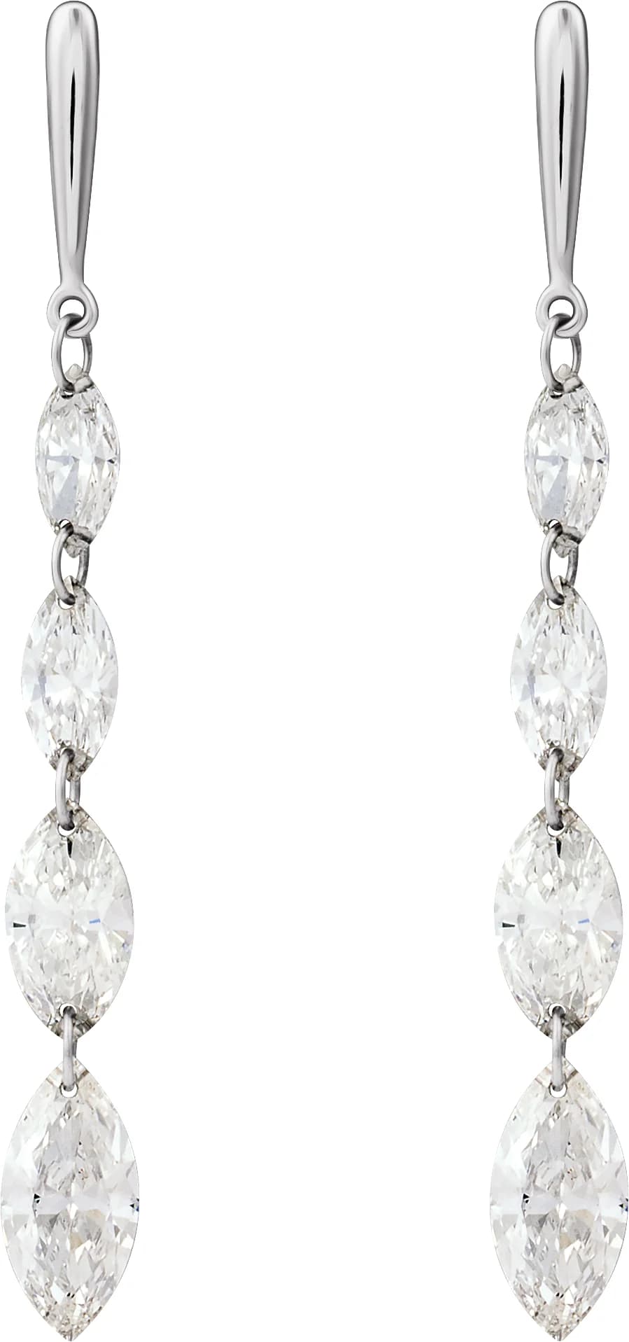 Lab-Grown Diamond Earrings, view 3