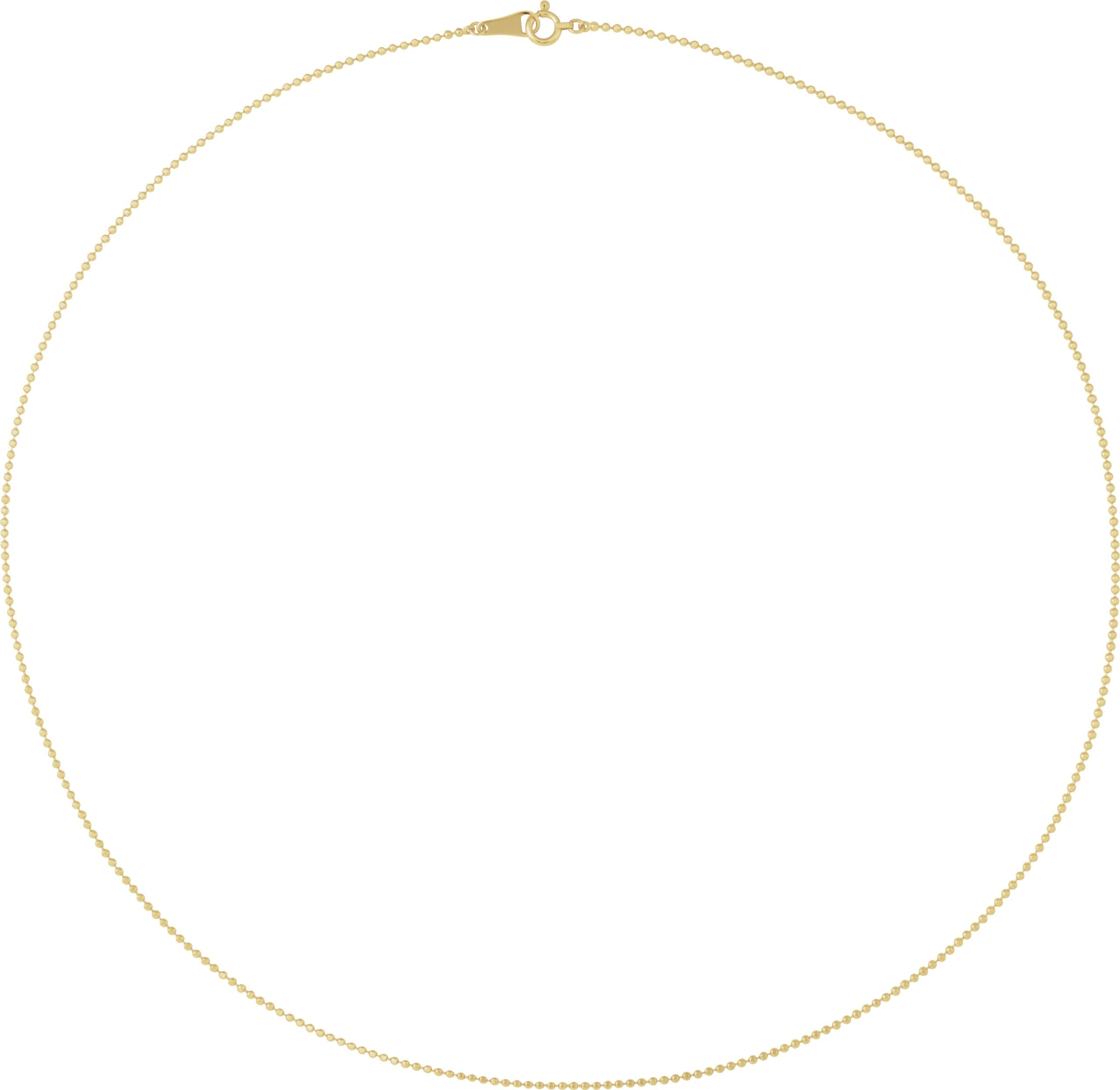 1.2 mm Diamond-Cut Bead Chain view 2