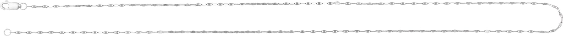 1.5 mm Keyhole Chain view 3