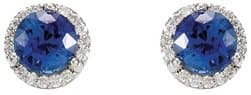 Halo-Style Stud Earrings view 2