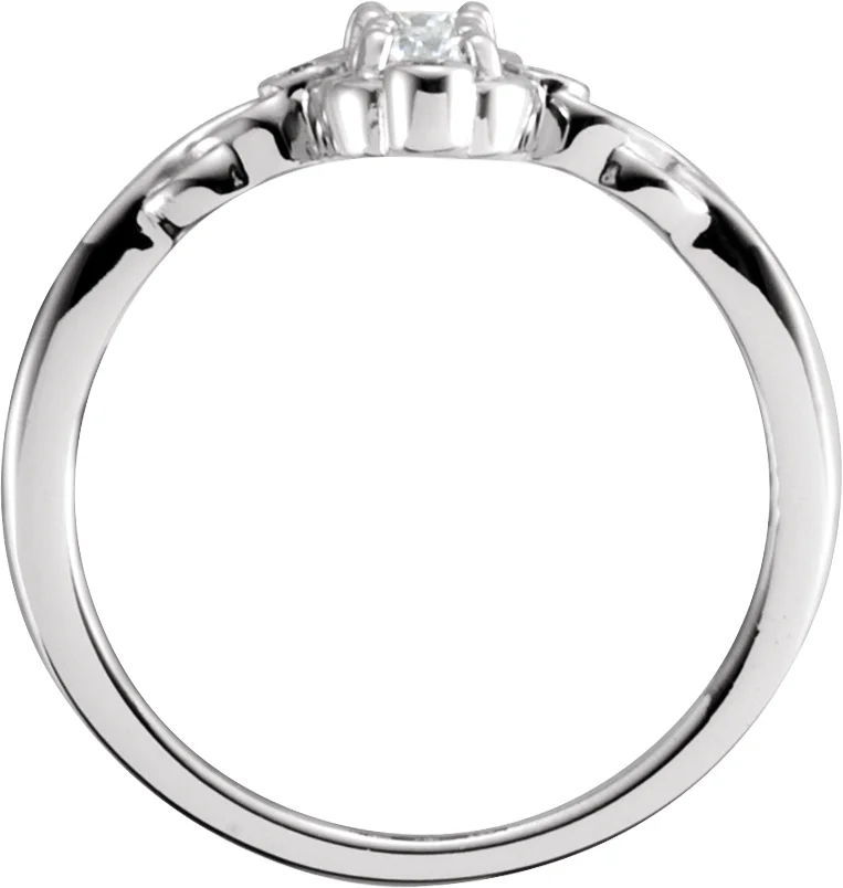 Three-Stone Ring, view 3