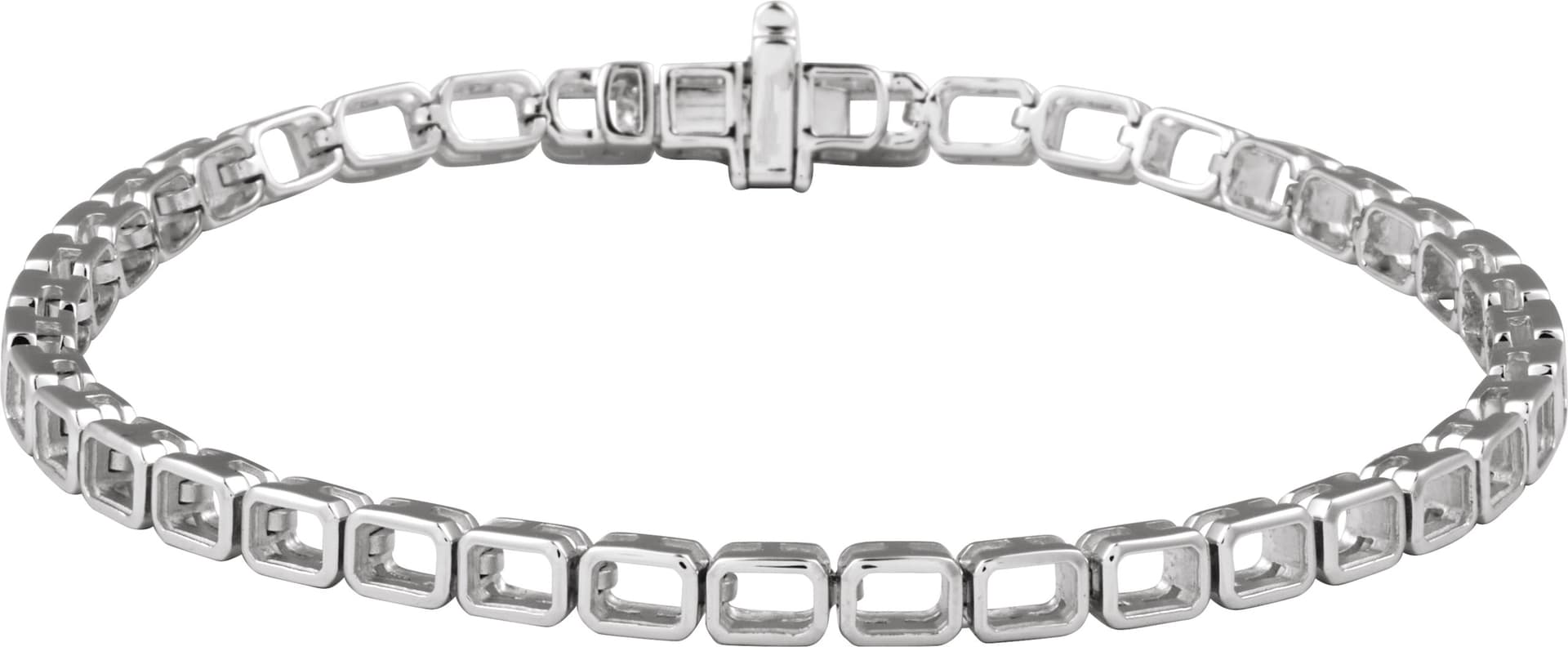 Lab-Grown Diamond Line Bracelet view 1