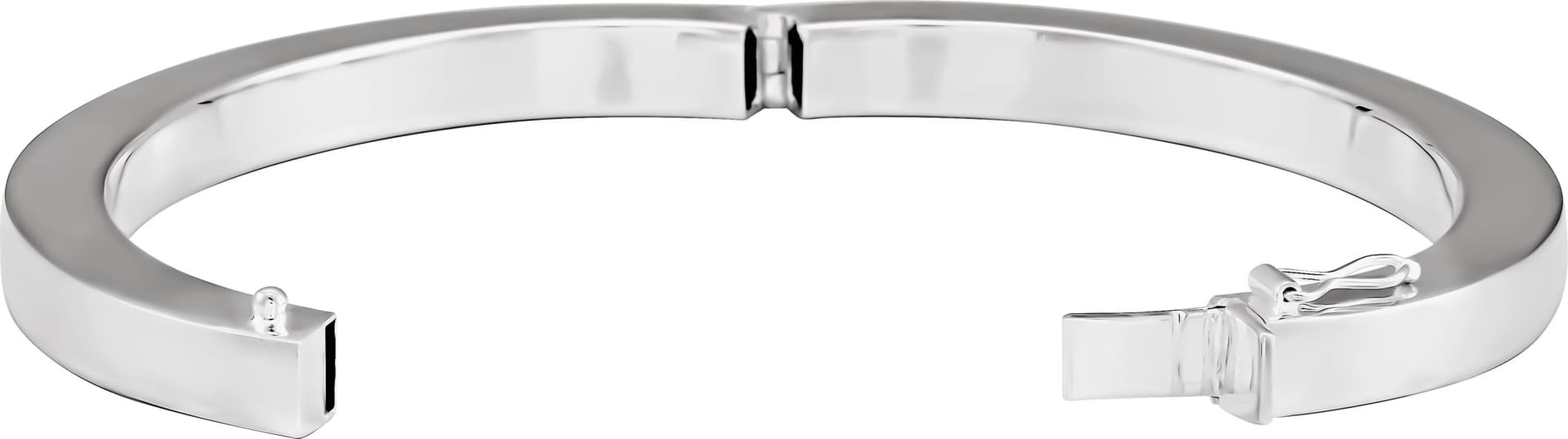 Tube Hinged Bangle Bracelet view 2