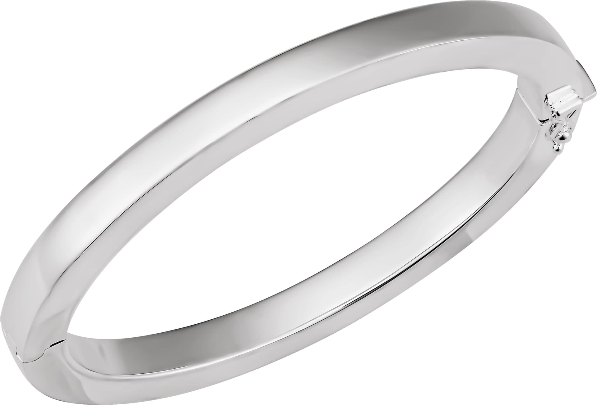 Tube Hinged Bangle Bracelet view 3