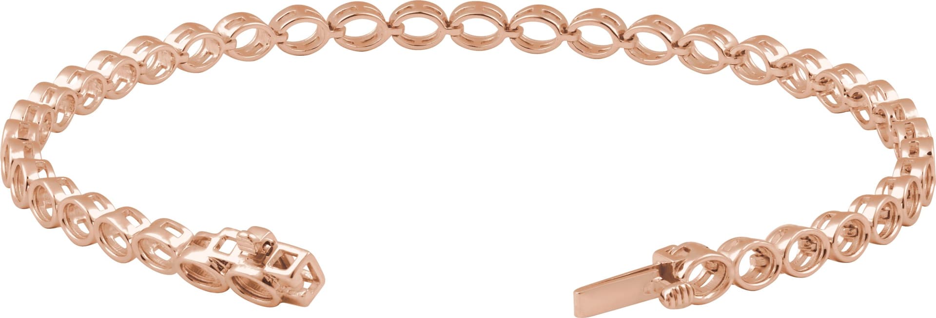 Lab-Grown Diamond Line Bracelet view 2