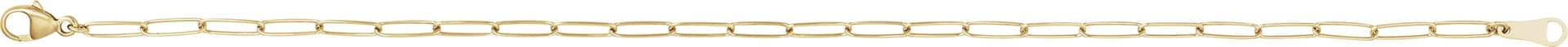 2.4 mm Paperclip-Style Chain view 3