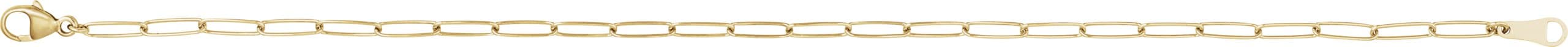 2.4 mm Paperclip-Style Chain view 3