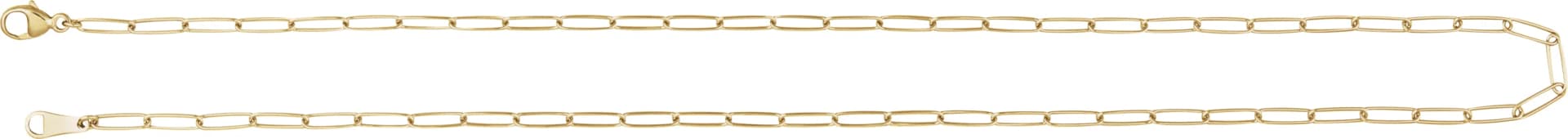 2.4 mm Paperclip-Style Chain, view 4