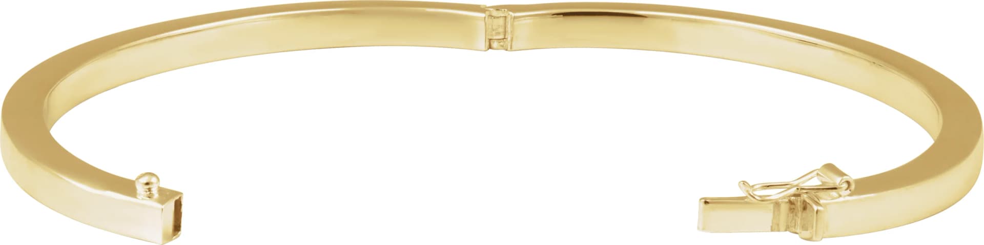 Tube Hinged Bangle Bracelet — view 3