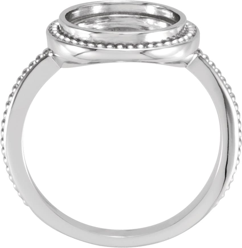 Beaded Cabochon Ring view 2