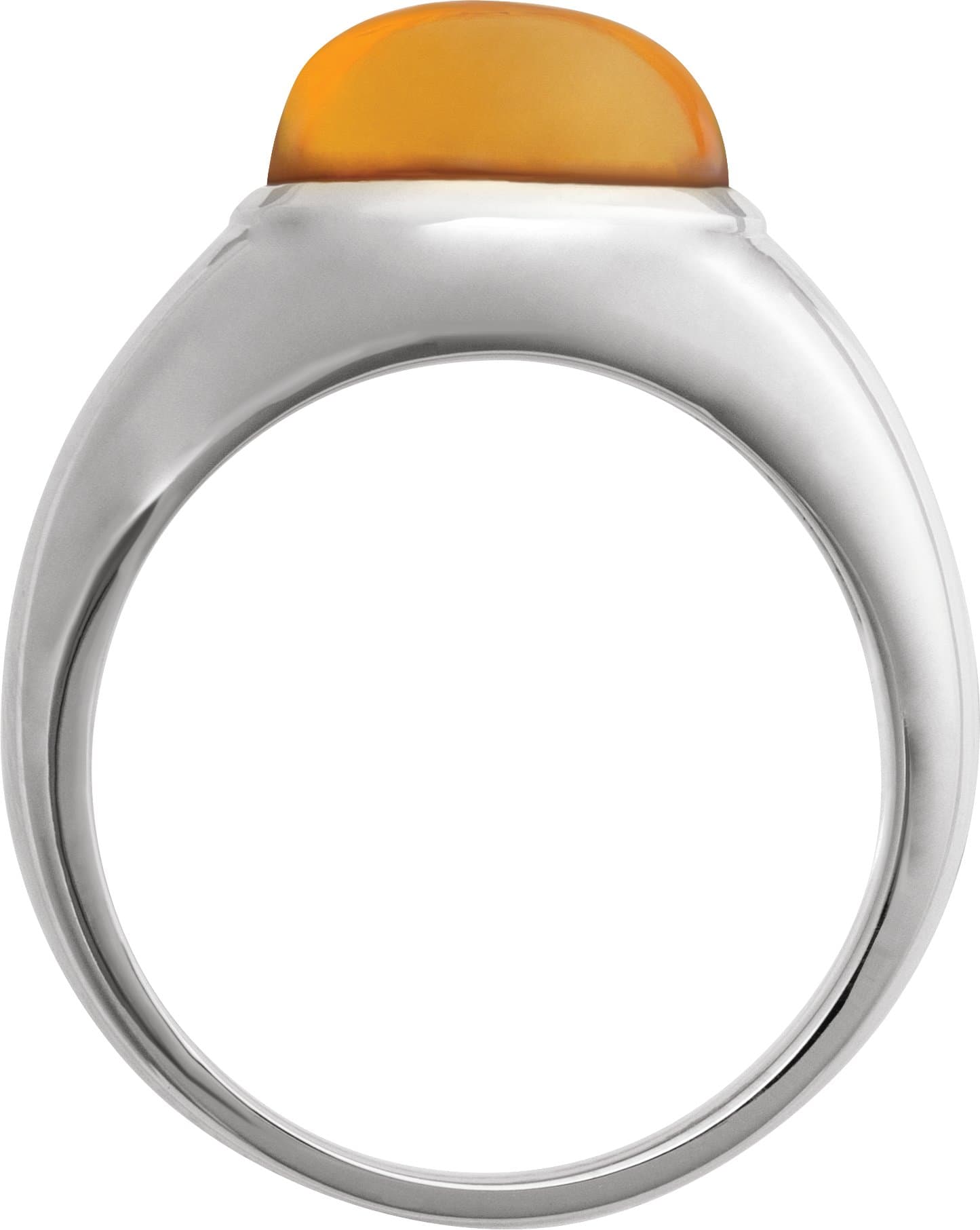 Bezel-Set Cabochon Ring view 2