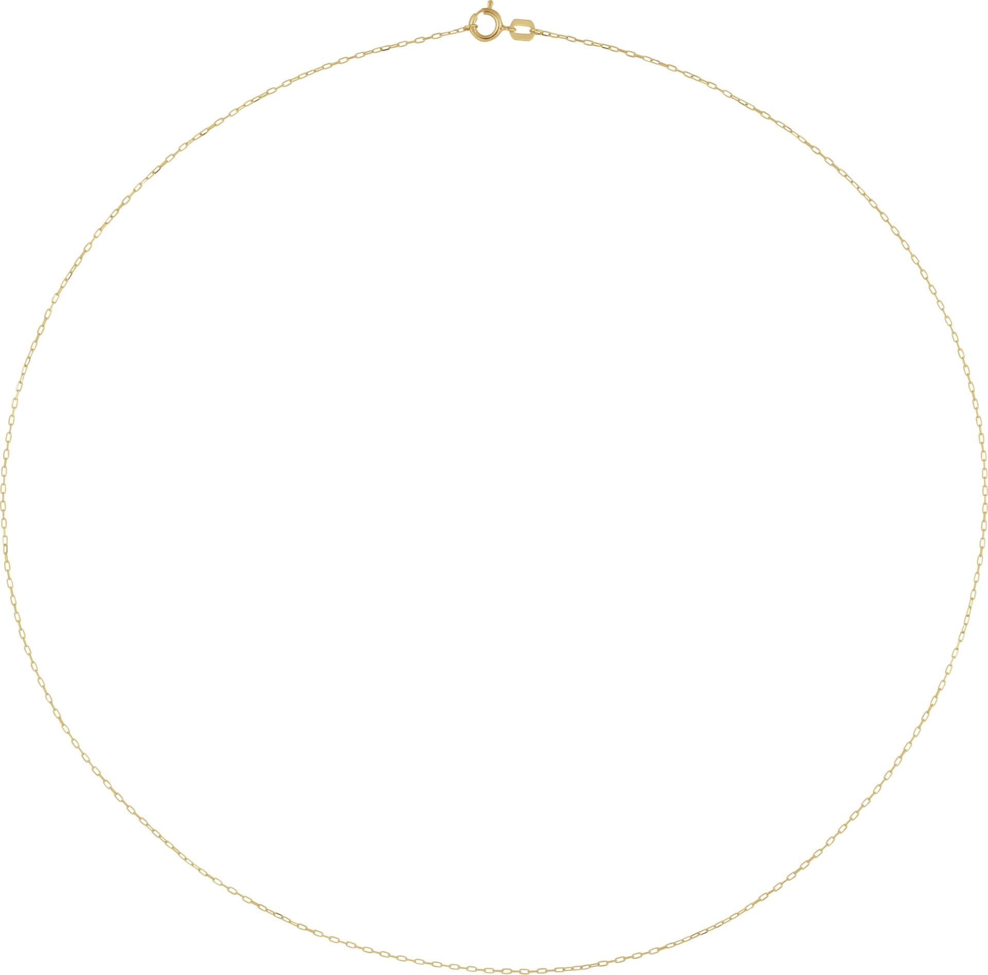 .85 mm Paperclip-Style Chain view 2