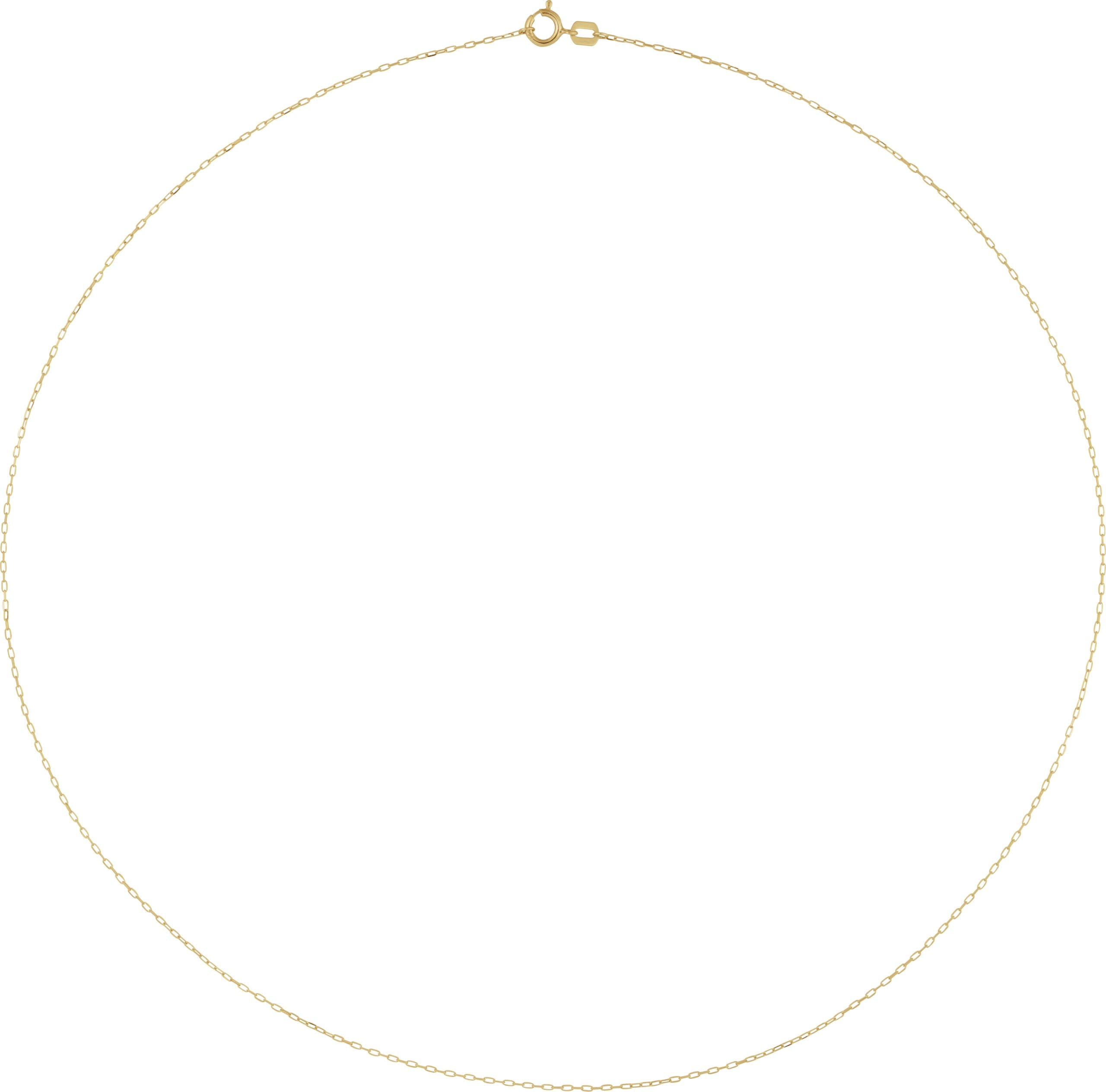 .85 mm Paperclip-Style Chain view 2