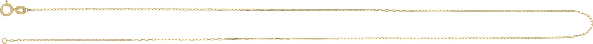 .85 mm Paperclip-Style Chain view 3