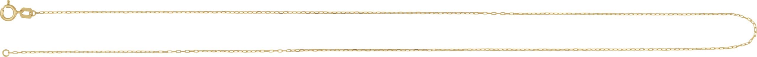 .85 mm Paperclip-Style Chain view 3