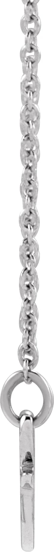 Engravable Ribbon Necklace, view 3