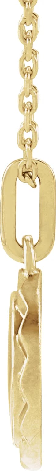 Engravable Sunburst Necklace, view 3