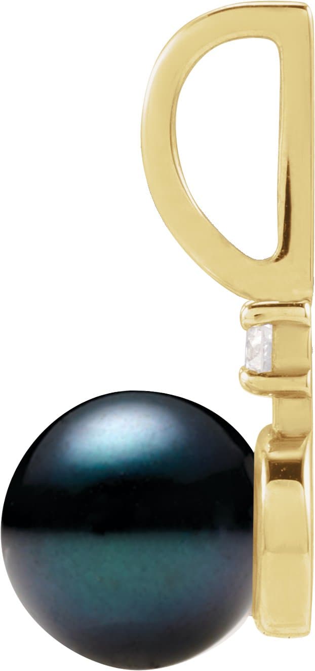 Accented Pearl Charm/Pendant view 2