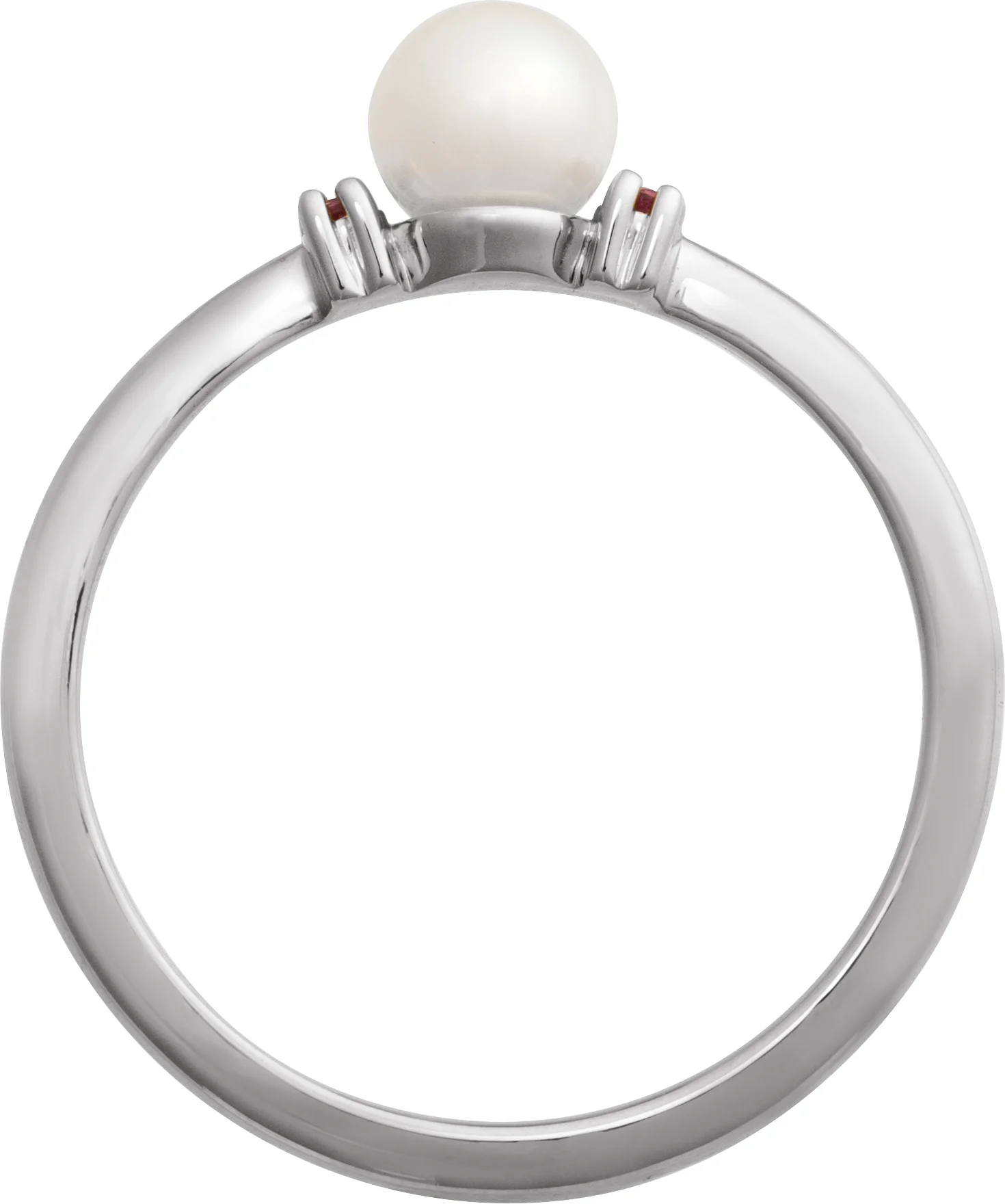 Accented Pearl Ring, view 3