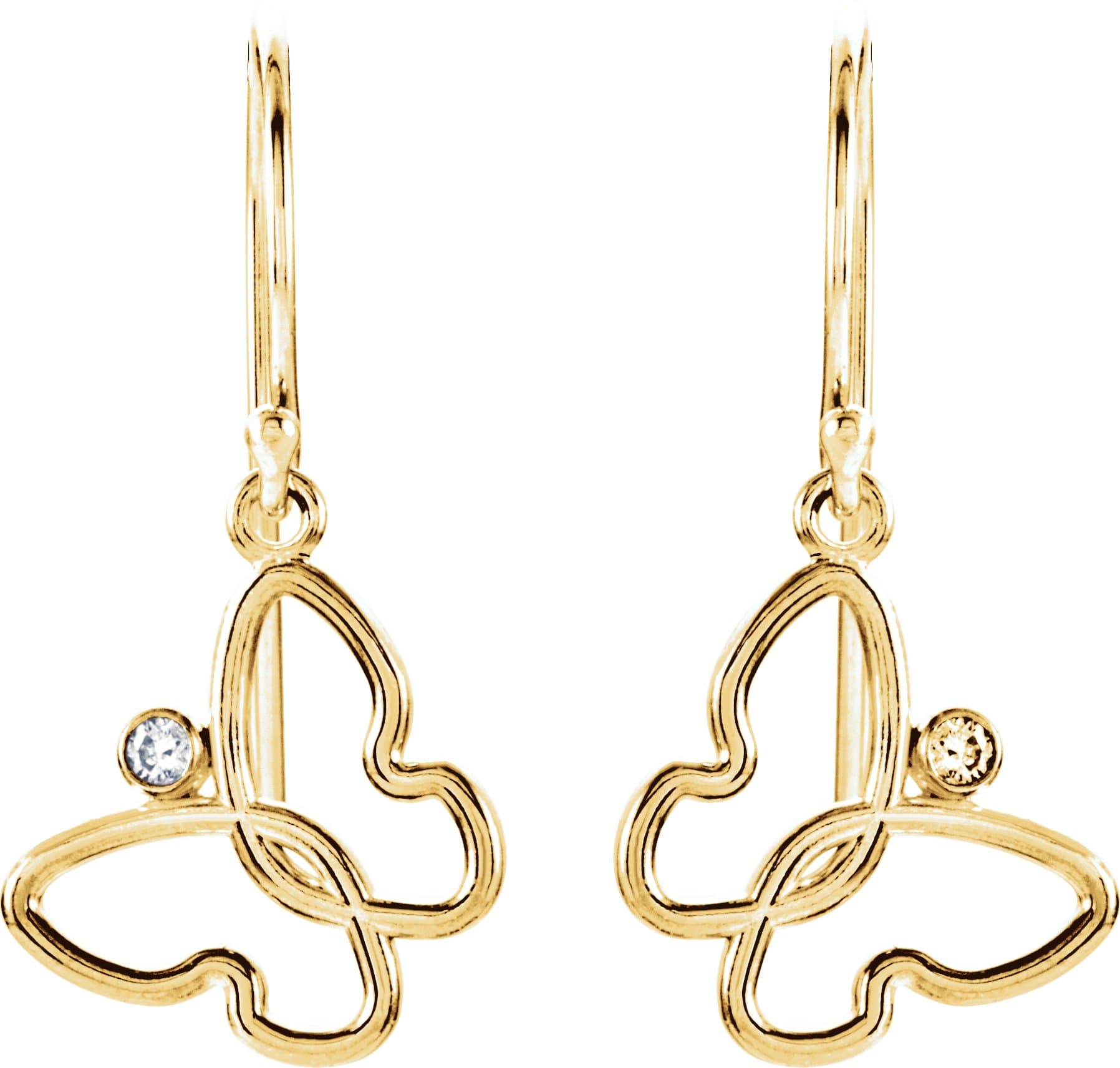 Butterfly Earrings view 2