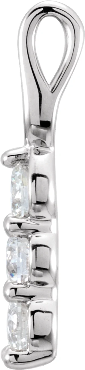 Three-Stone Pendant, view 3