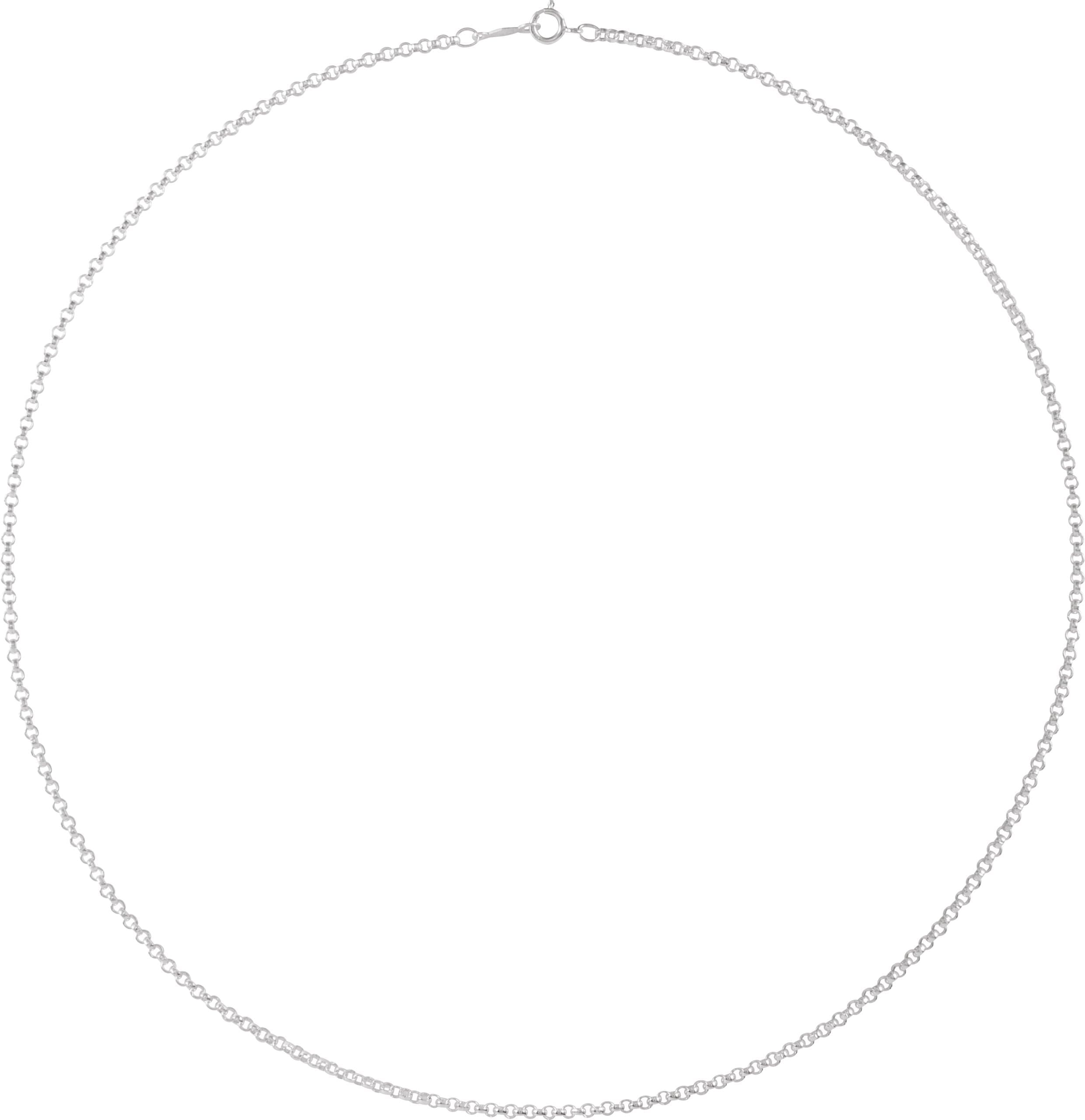 2 mm Rolo Chain view 2
