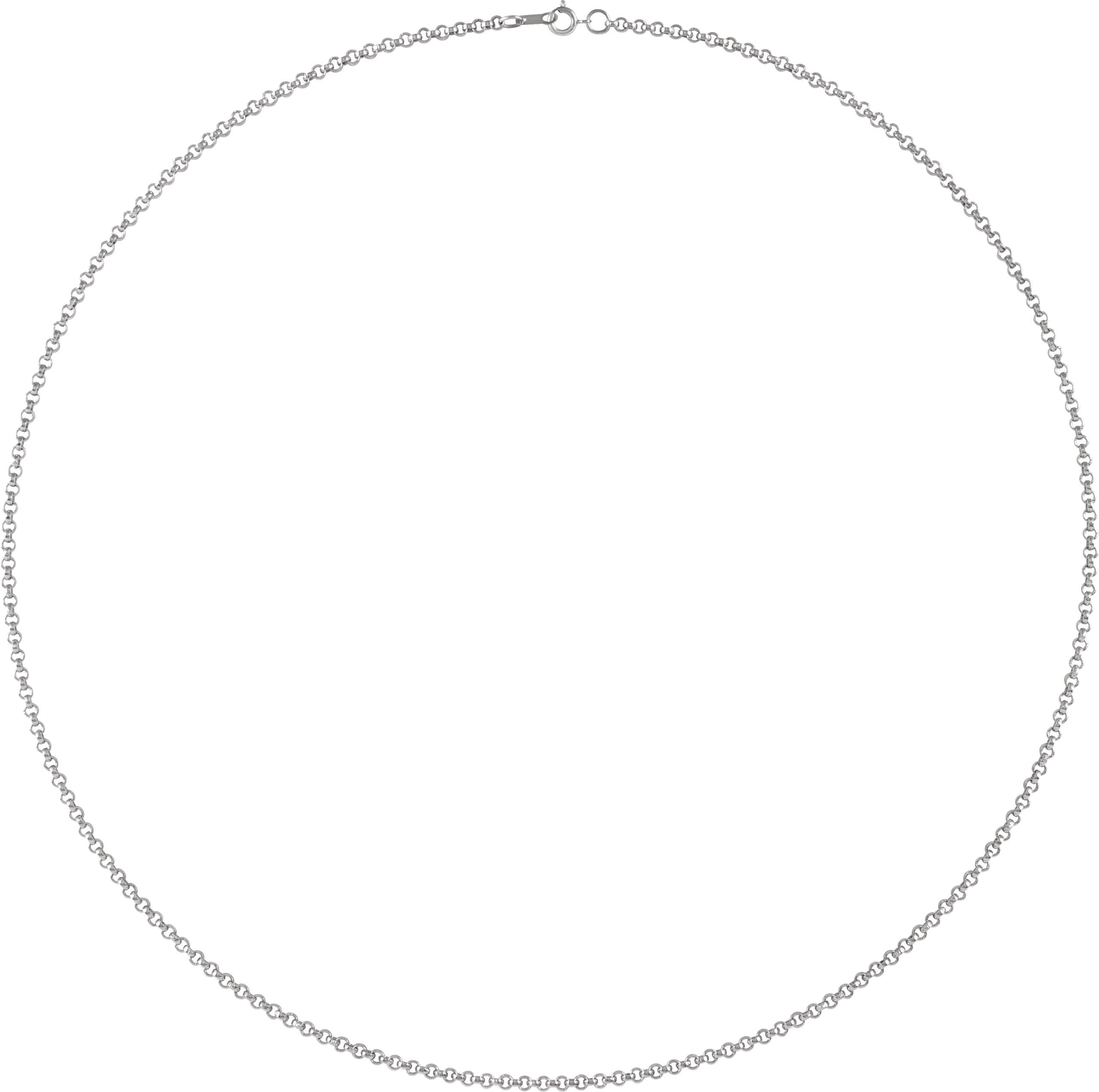 2 mm Rolo Chain view 2