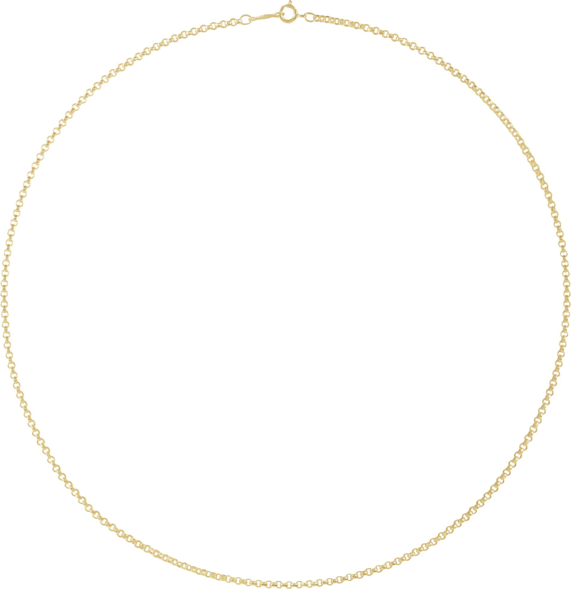 2 mm Rolo Chain, view 3