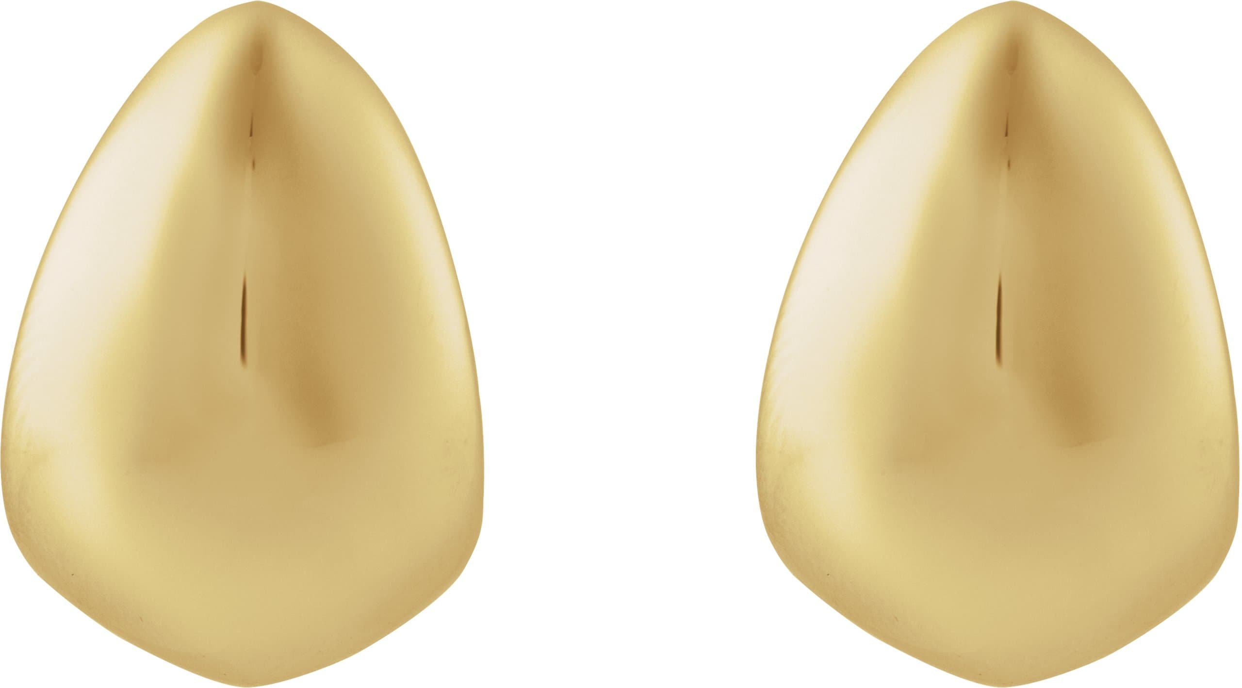 Electroform Teardrop Earrings view 2