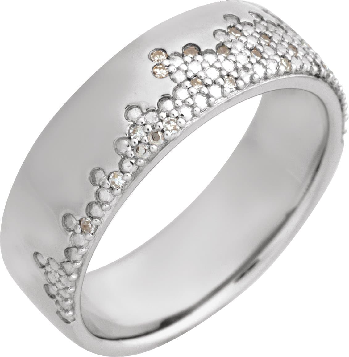 14K Rose 1/10 CTW Lab-Grown Diamond Anniversary Band