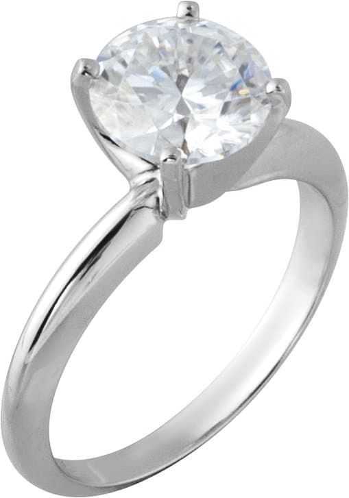 Heavyweight Solitaire Engagement Ring view 3