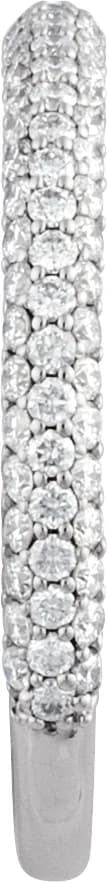 Pavé-Style Anniversary Band, view 4